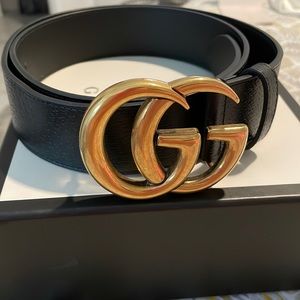 Black GUCCI BELT